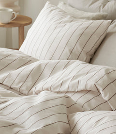 Saga påslakanset beige 2 delar