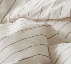 Saga påslakanset beige 2 delar