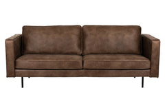 Texas soffa 3-sits mörkbrun