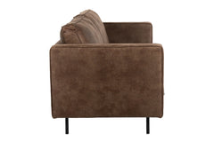 Texas soffa 3-sits mörkbrun