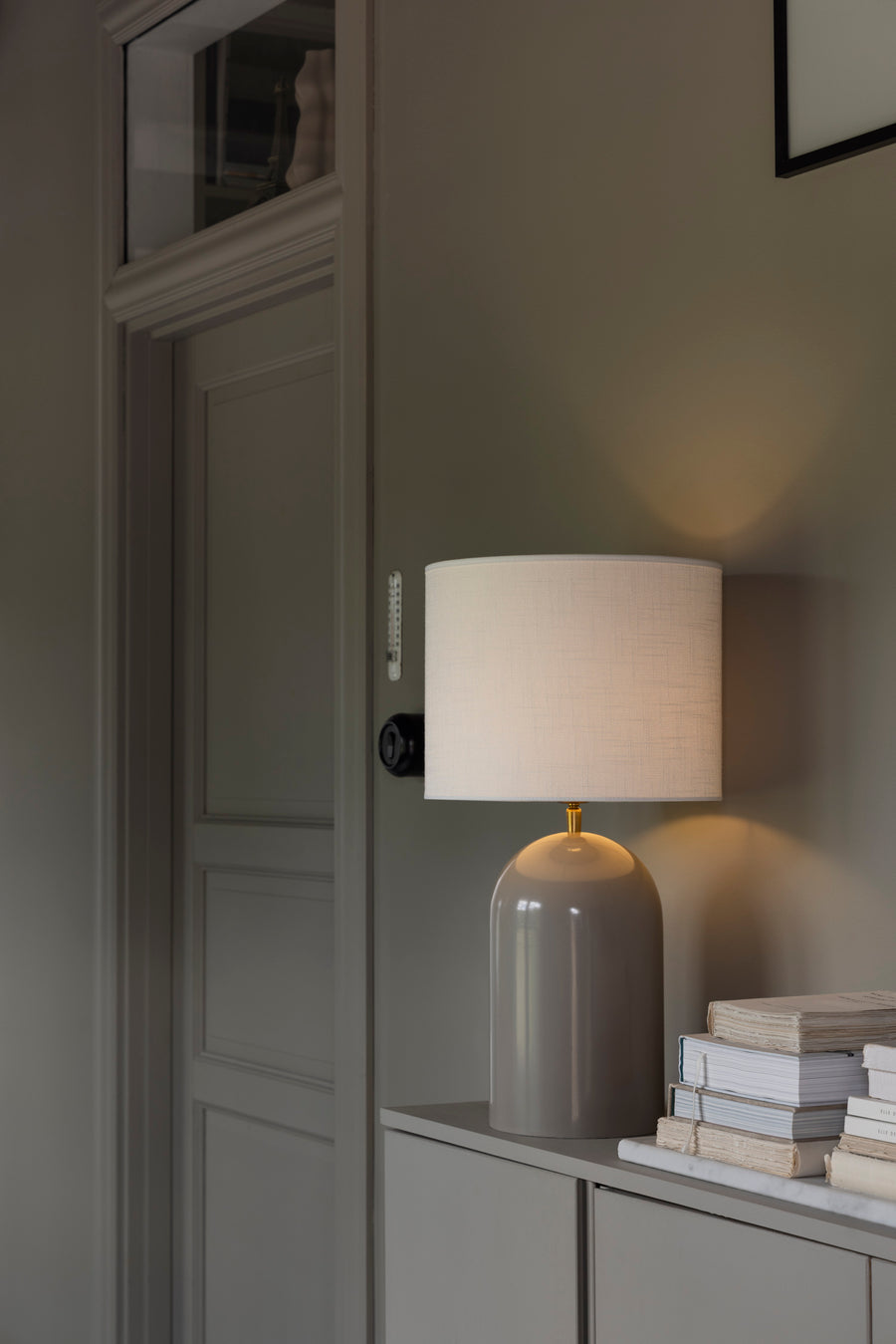 Bordslampa Qvist 405 greige 38 cm
