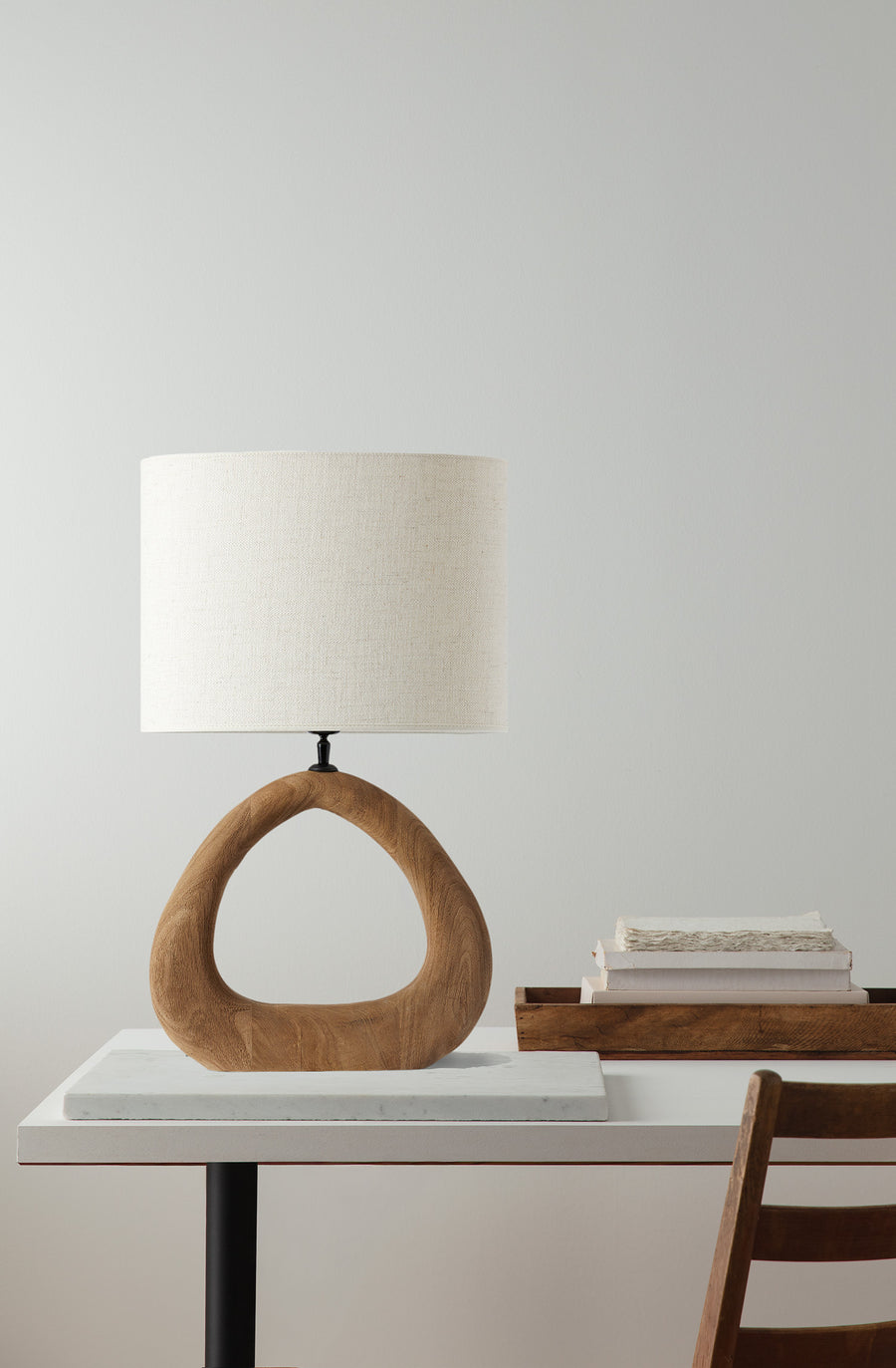 Bordslampa Qvist 407 ljusbrun 36 cm