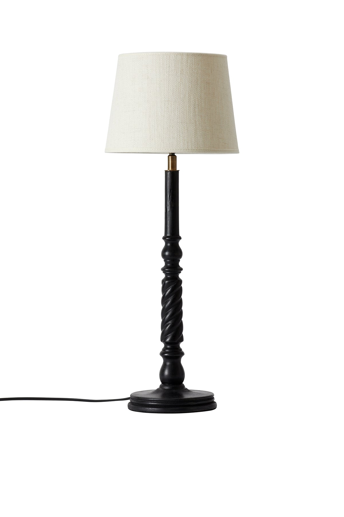 Bordslampa Qvist 414 svart 46 cm med lampskärm