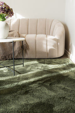 Cozy ryamatta grön