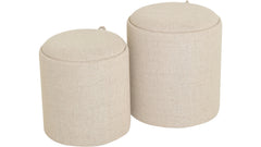 Maiko sittpuff/sidobord 2 st beige