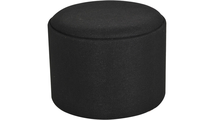 Maiko sittpuff/sidobord rund svart