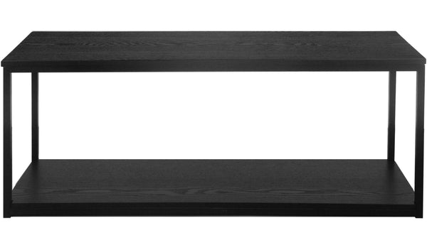 Natalie TV bänk svart askfaner