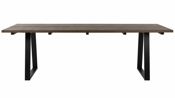 Belfort matbord 240x100 cm mörkbrun