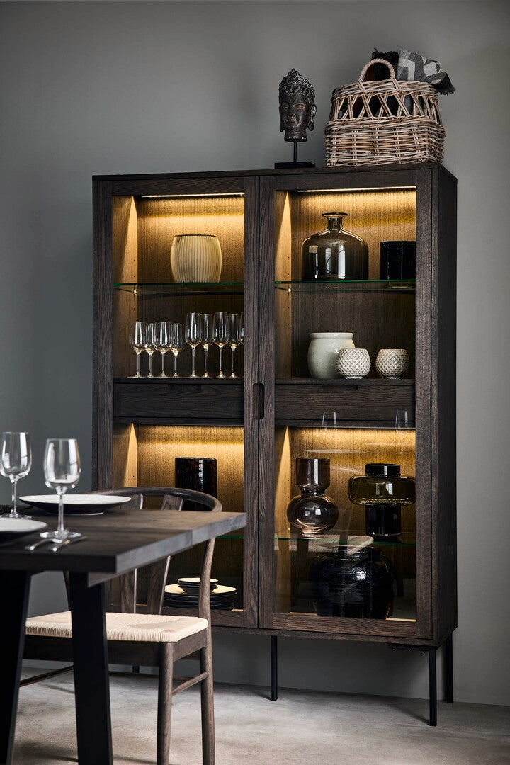 Belfort vitrin mörkbrun