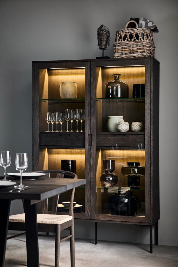 Belfort vitrin mörkbrun