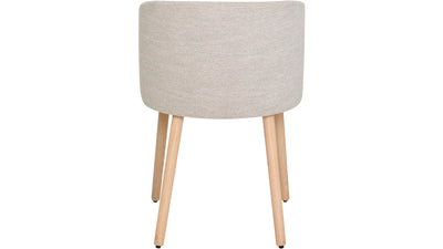 Paso matstol i beige boucletyg 2-pack