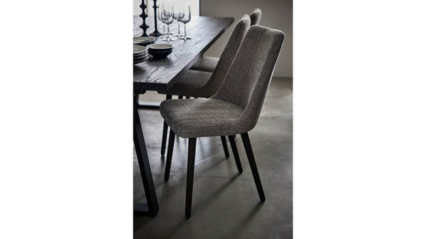 Chacha matstol i beige tyg 2-pack