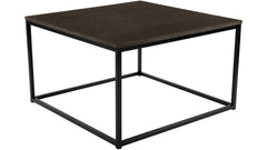Natalie soffbord 80x80 cm mörkbrun ekfaner