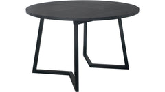 Röa matbord inkl 2  klaffar Ø120-200