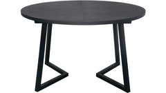 Röa matbord inkl 2  klaffar Ø120-200