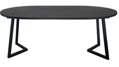 Röa matbord inkl 2  klaffar Ø120-200