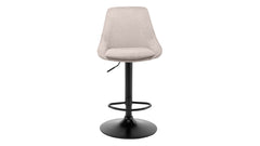 Parade barstol m gaslift beige tyg
