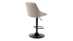 Parade barstol m gaslift beige tyg