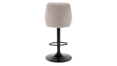 Parade barstol m gaslift beige tyg