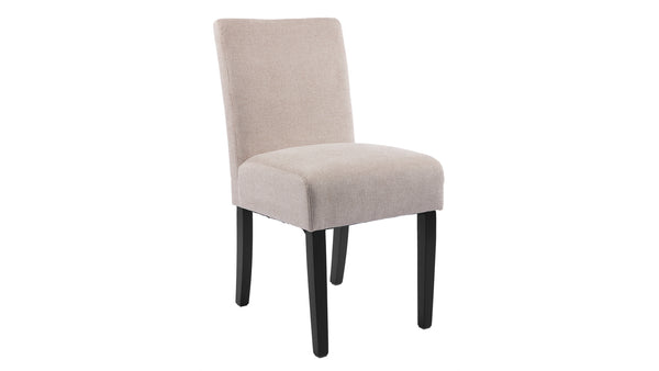 Malin matstol beige tyg 2-pack