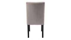 Malin matstol beige tyg 2-pack