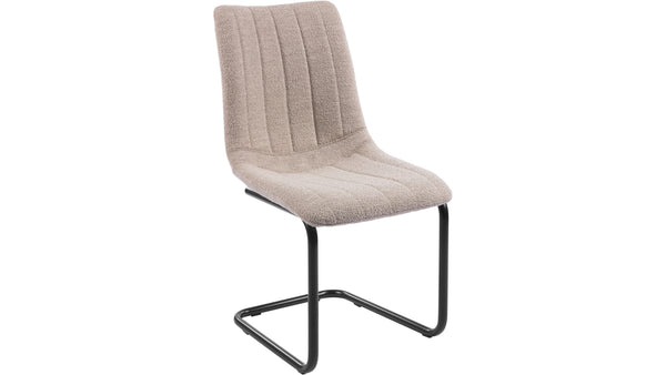 Noa matstol beige boucletyg 4-pack