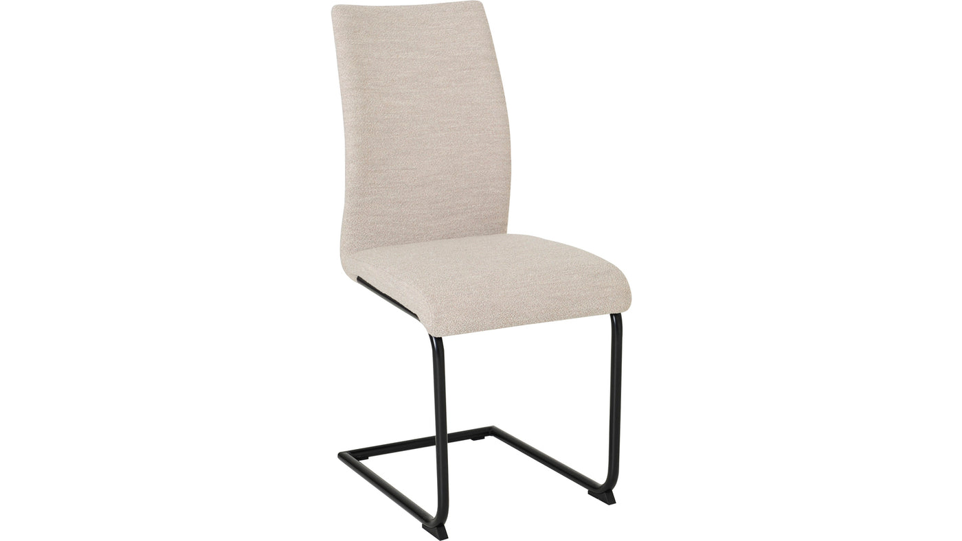 Lina matstol beige boucletyg 4-pack