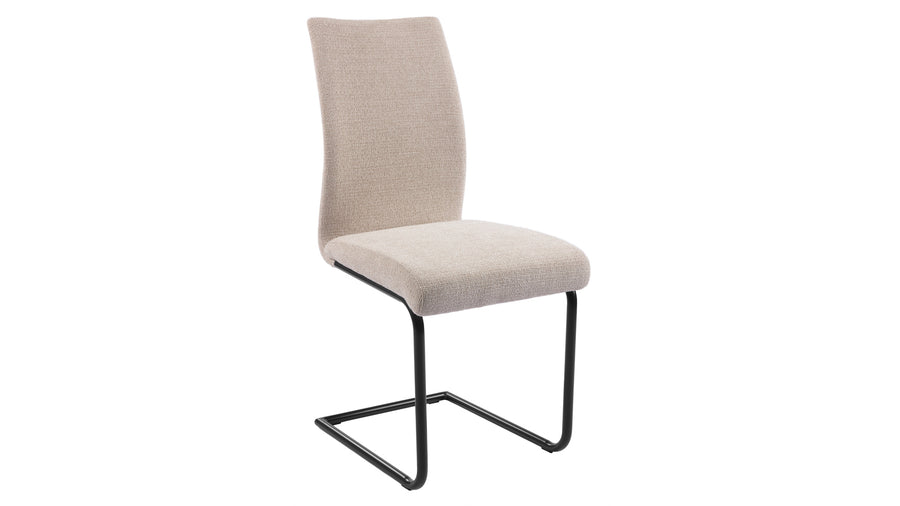 Lina matstol beige chachatyg 4-pack