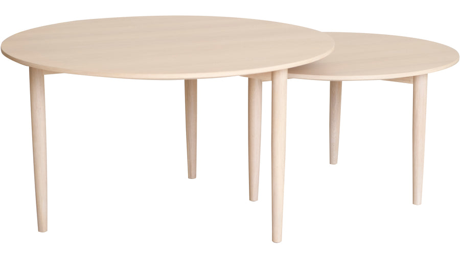 Kalmar soffbordsset, Ø90/Ø70