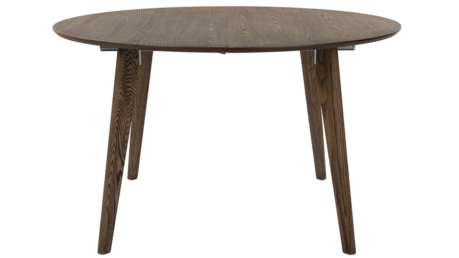 Sagene matbord Ø110 brunlackad ek