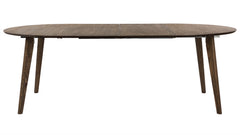 Sagene matbord Ø110 brunlackad ek