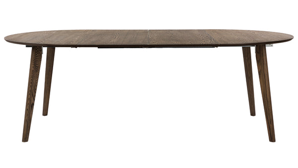 Sagene matbord Ø110 brunlackad ek