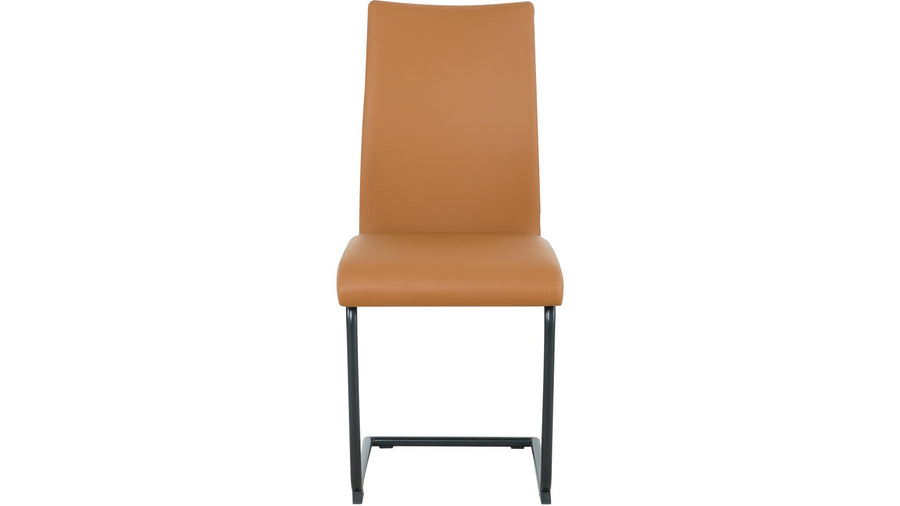 Stella matstol i brun pu 4-pack