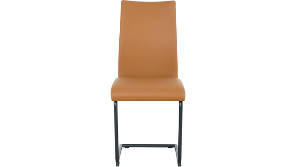 Stella matstol i brun pu 4-pack