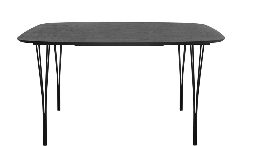 Jar matbord svart 100x100 cm