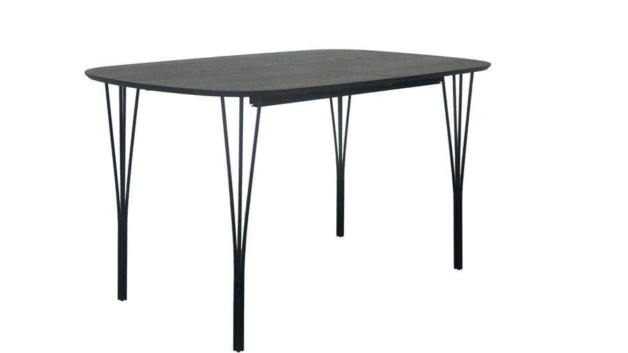 Jar matbord svart 140x80 cm