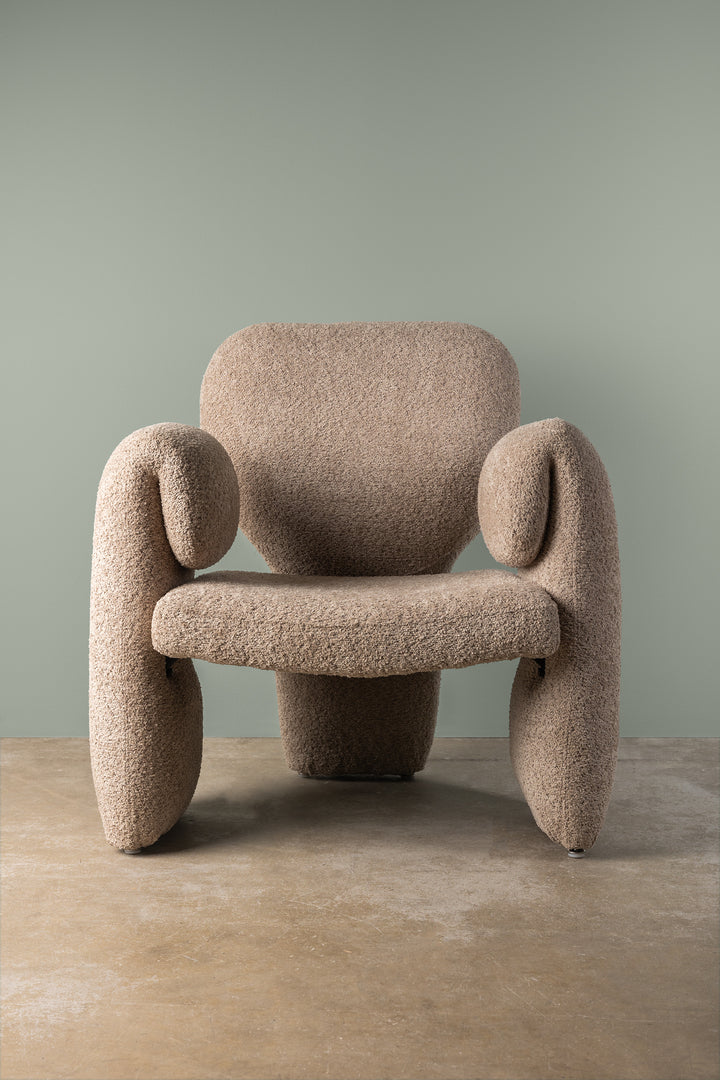 Genve fåtölj beige tyg