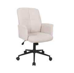 Carell kontorsstol beige tyg