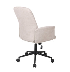 Carell kontorsstol beige tyg