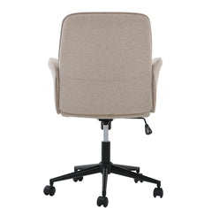 Lino kontorsstol beige tyg