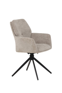 Manchi matstol svart/brun – 2-pack