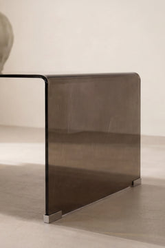 Telemark soffbord bruntonat glas