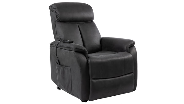 Stenis reclinerfåtölj med lift-up el grå