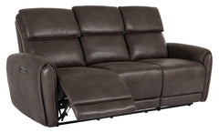 Alice reclinersoffa 3-sits med el tyg brun