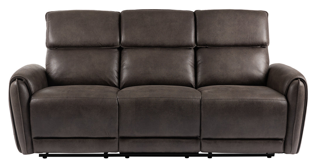 Alice reclinersoffa 3-sits med el tyg brun