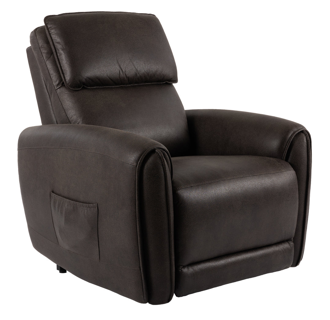 Babsan lift-up fåtölj tyg brun