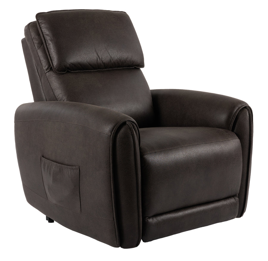 Babsan lift-up fåtölj tyg brun