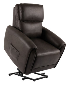 Babsan lift-up fåtölj tyg brun