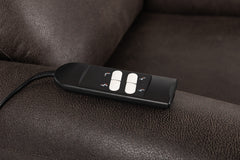 Babsan lift-up fåtölj tyg brun