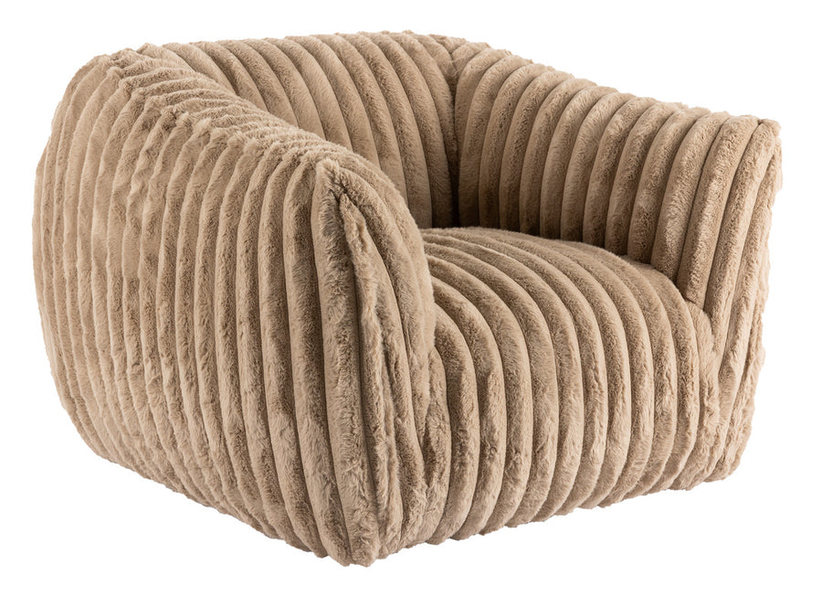 Maja fåtölj tyg beige